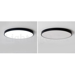 Ultra Thin Dimmable Modern Contemporary Nordic Style Flush Mount Ceiling Lights with Acrylic Shade with Remote Control Also Can Be Used As Wall Light