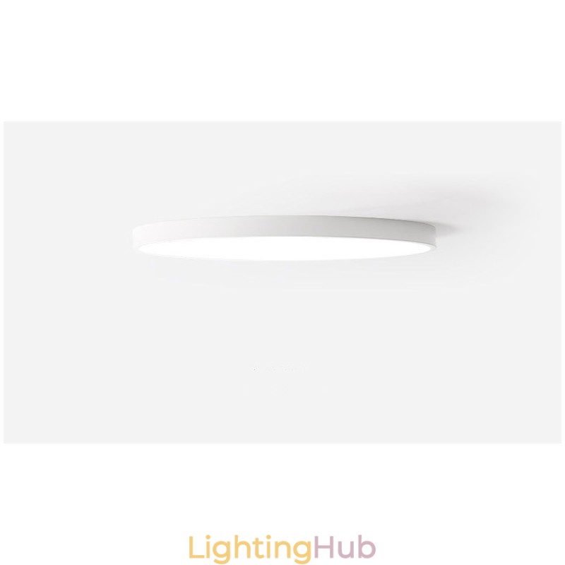 Ultra Thin Dimmable Modern Contemporary Nordic Style Flush Mount Ceiling Lights with Acrylic Shade with Remote Control Also Can Be Used As Wall Light