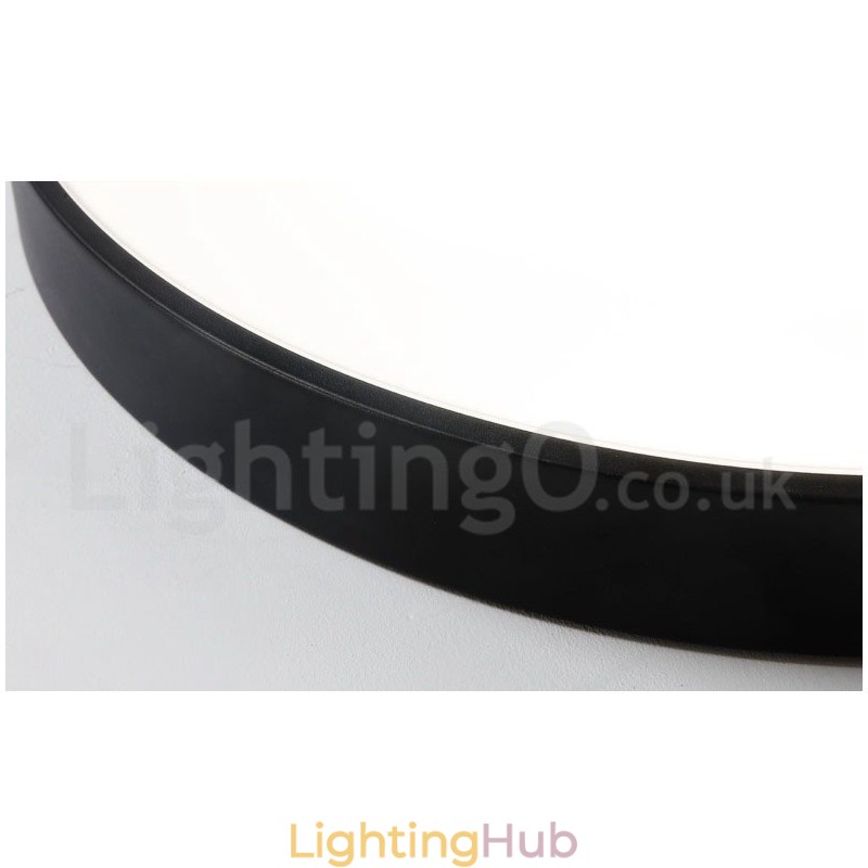 Ultra Thin Dimmable Modern Contemporary Nordic Style Flush Mount Ceiling Lights with Acrylic Shade with Remote Control Also Can Be Used As Wall Light