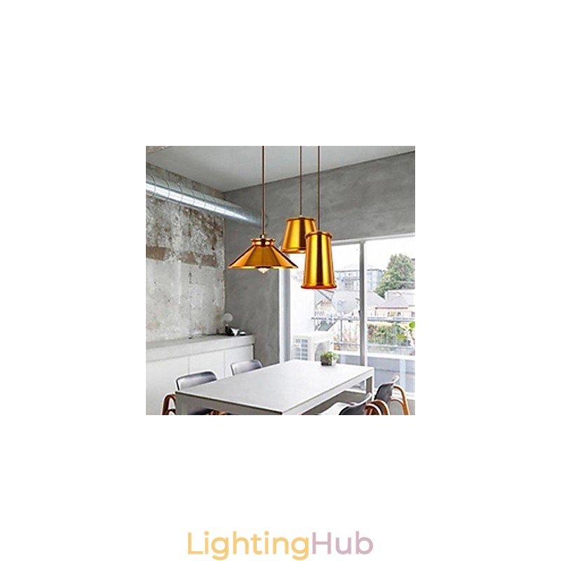 Chandelier Mini Style Modern Contemporary Metal 3 Light Pendant Light