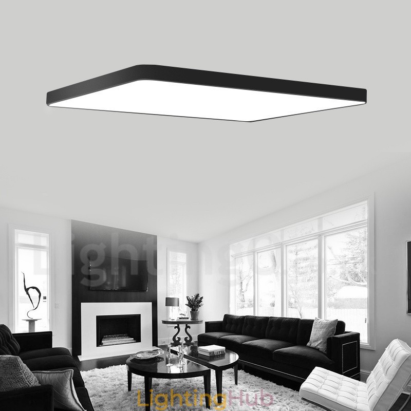 Dimmable Modern Contemporary Nordic Style Flush Mount Ceiling Lights with Acrylic Shade with Remote Control