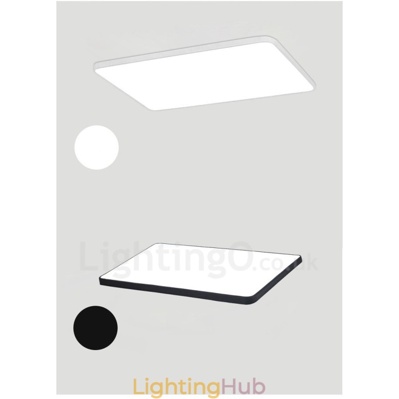 Dimmable Modern Contemporary Nordic Style Flush Mount Ceiling Lights with Acrylic Shade with Remote Control