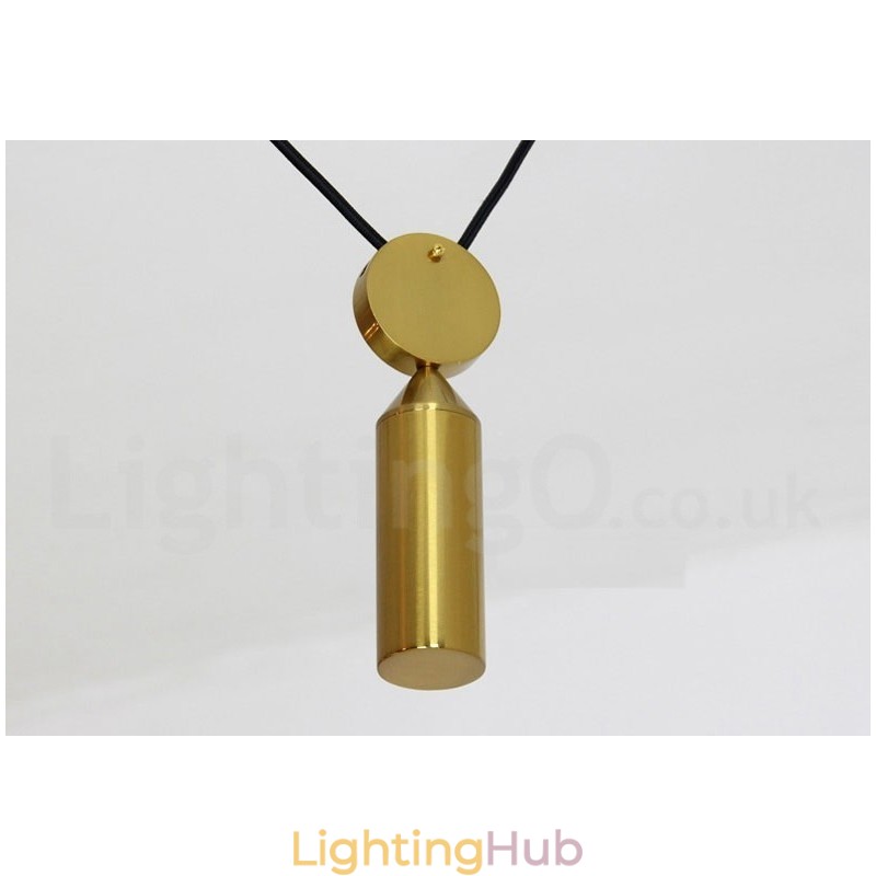 Pure Copper Modern Contemporary Nordic Style Rise and Fall Pendant Light Brass Ceiling Lamp