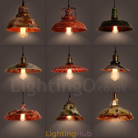1 Light Rustic Lodge Retro Vintage Pendant Light Loft 1 Light Rustic Lodge Retro Vintage Pendant Light Loft