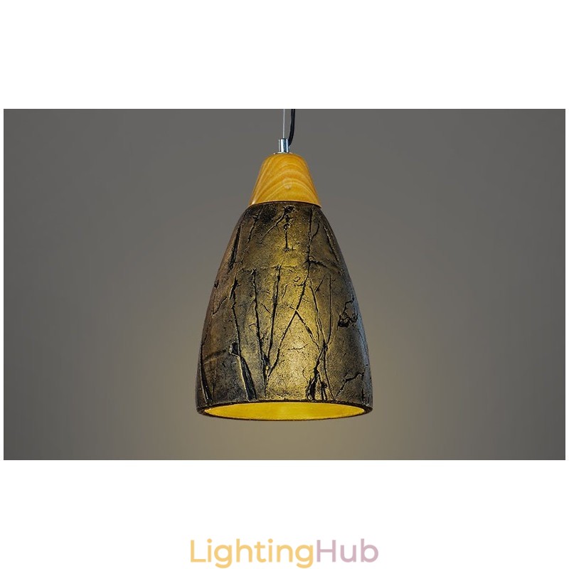 1 Light Cement Modern Contemporary Pendant Light Ceiling Lamp
