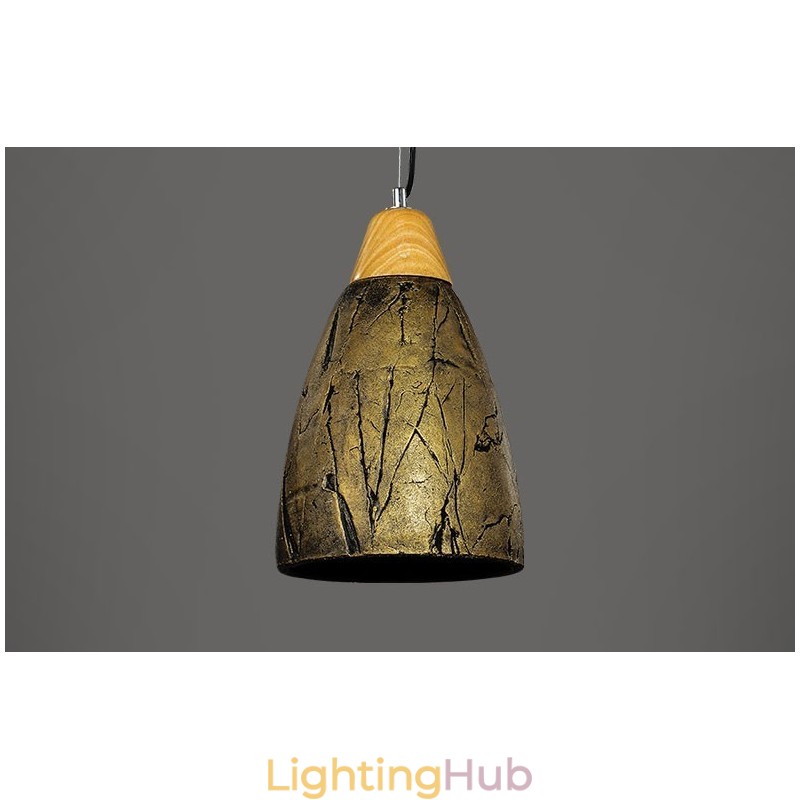 1 Light Cement Modern Contemporary Pendant Light Ceiling Lamp