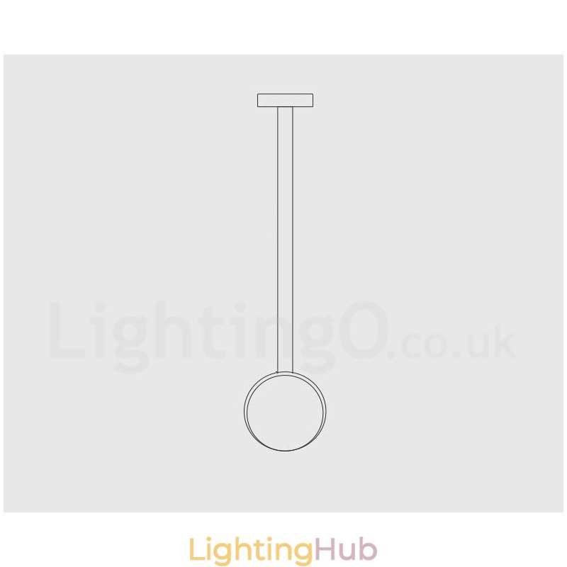 1 Light Cement Modern Contemporary Pendant Light Ceiling Lamp