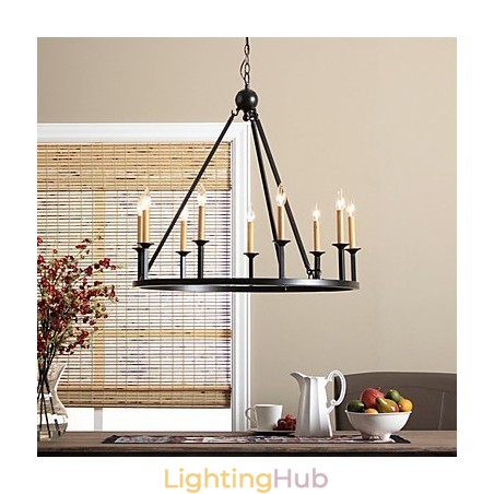 Country Mini Style Painting Metal Chandelier Country Mini Style Painting Metal Chandelier