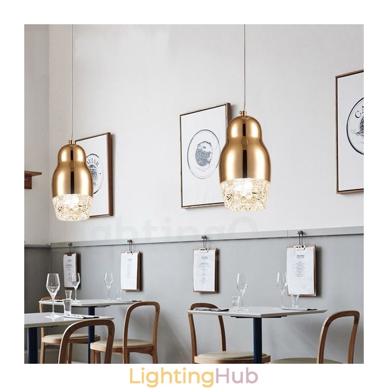 Modern Contemporary 1 Light Aluminum Alloy Pendant Light with Acrylic Shade