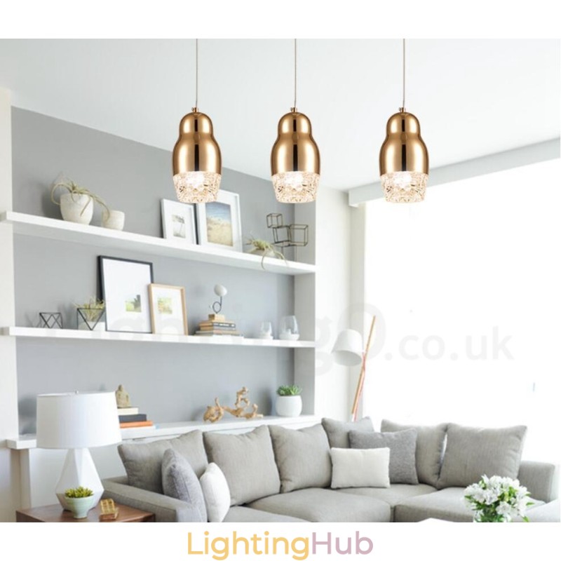 Modern Contemporary 1 Light Aluminum Alloy Pendant Light with Acrylic Shade