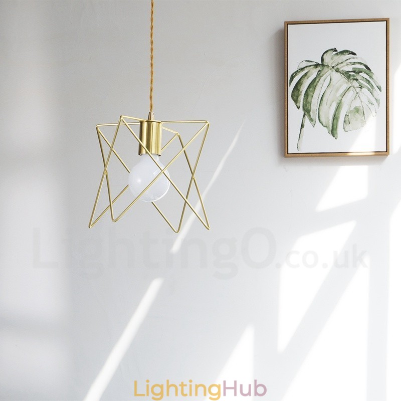 Modern Contemporary 1 Light Steel Pendant Light with Shade