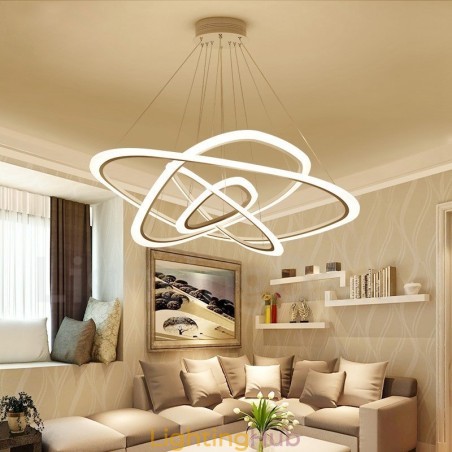 Dimmable With Remote Control Modern Contemporary 4 Light Aluminum Alloy Pendant Light with Acrylic Shade Dimmable With Remote Control Modern Contemporary 4 Light Aluminum Alloy Pendant Light with Acrylic Shade