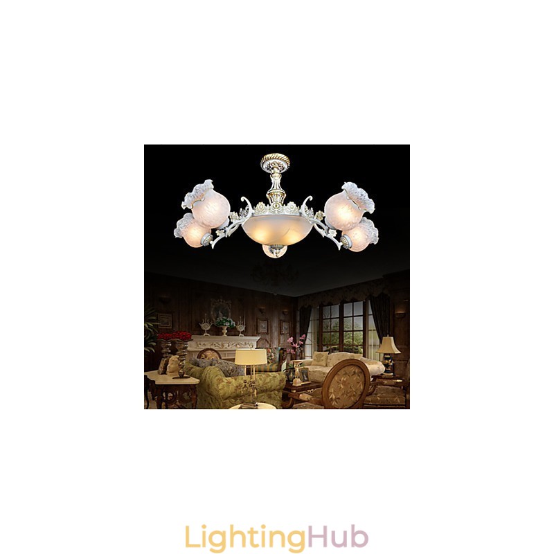 Chandelier Traditional Classic Vintage Retro Metal