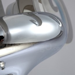 Dimmable Modern Contemporary 8 Light Steel Chandelier with Acrylic Shade