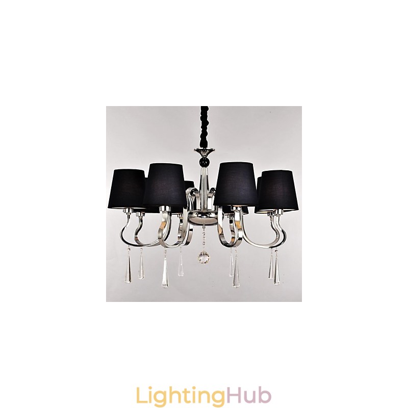 Traditional Classic Nickel Metal Chandelier