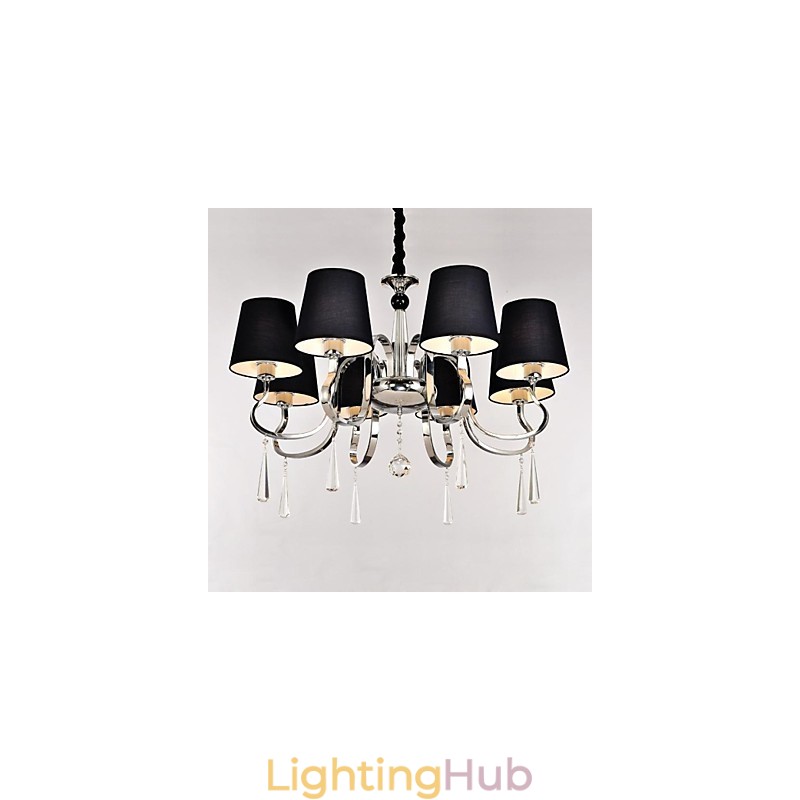 Traditional Classic Nickel Metal Chandelier