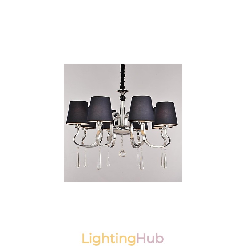 Traditional Classic Nickel Metal Chandelier