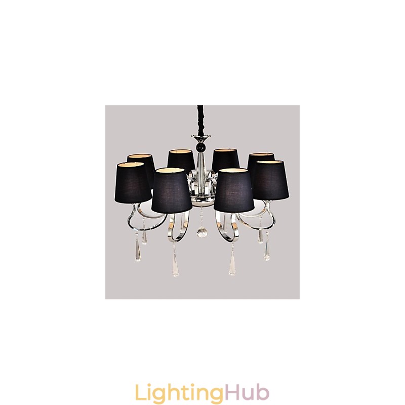 Traditional Classic Nickel Metal Chandelier