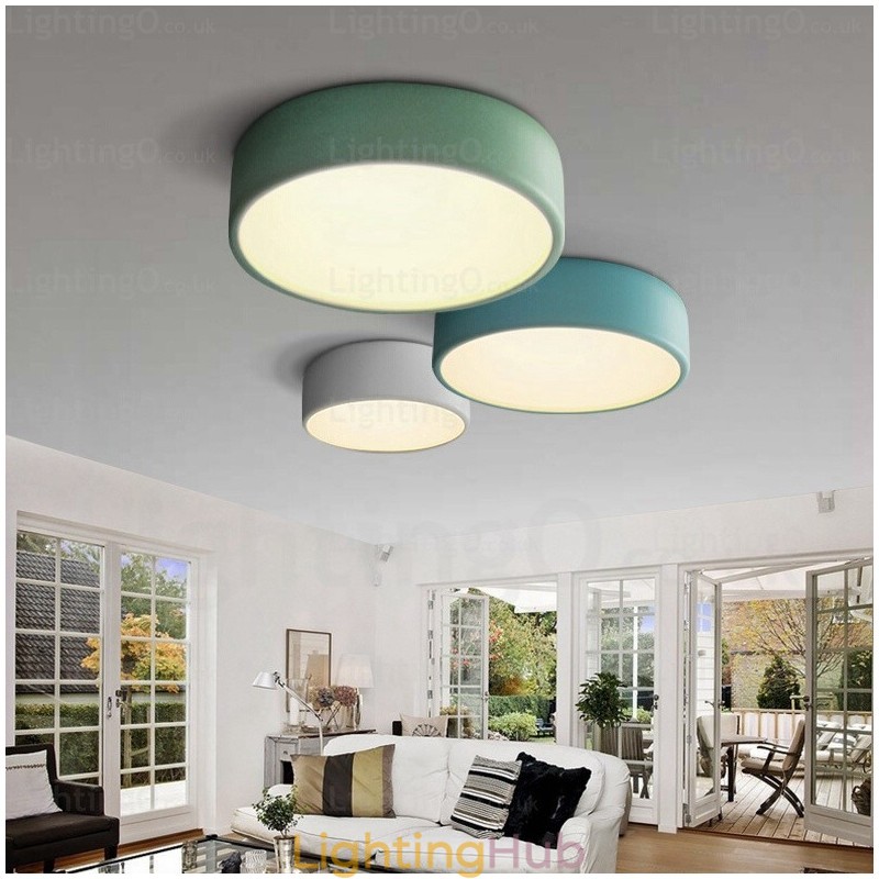 1 Light Nordic Ceiling Lights with Acrylic Shade