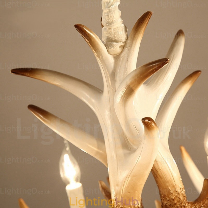 6 Light Vintage Retro Chandelier