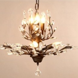 8 Light Country Rustic Chandelier