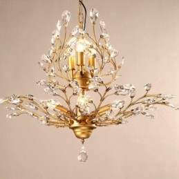 8 Light Country Rustic Chandelier