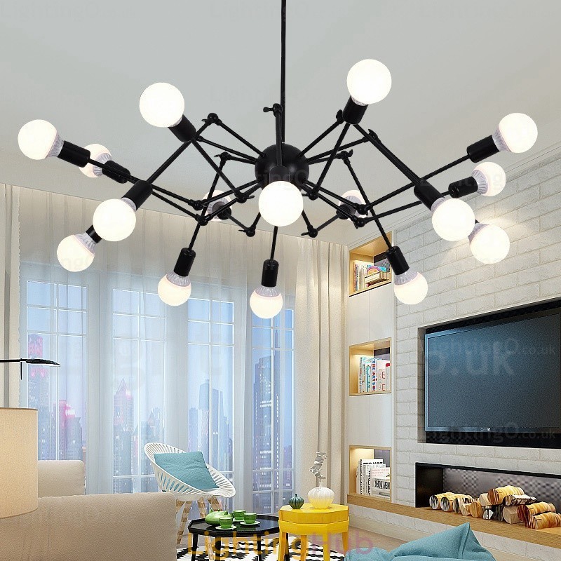 12 Light Vintage Retro Chandelier Shops