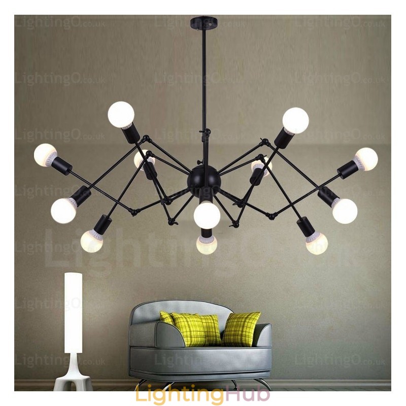 12 Light Vintage Retro Chandelier Shops