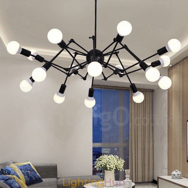 12 Light Vintage Retro Chandelier Shops