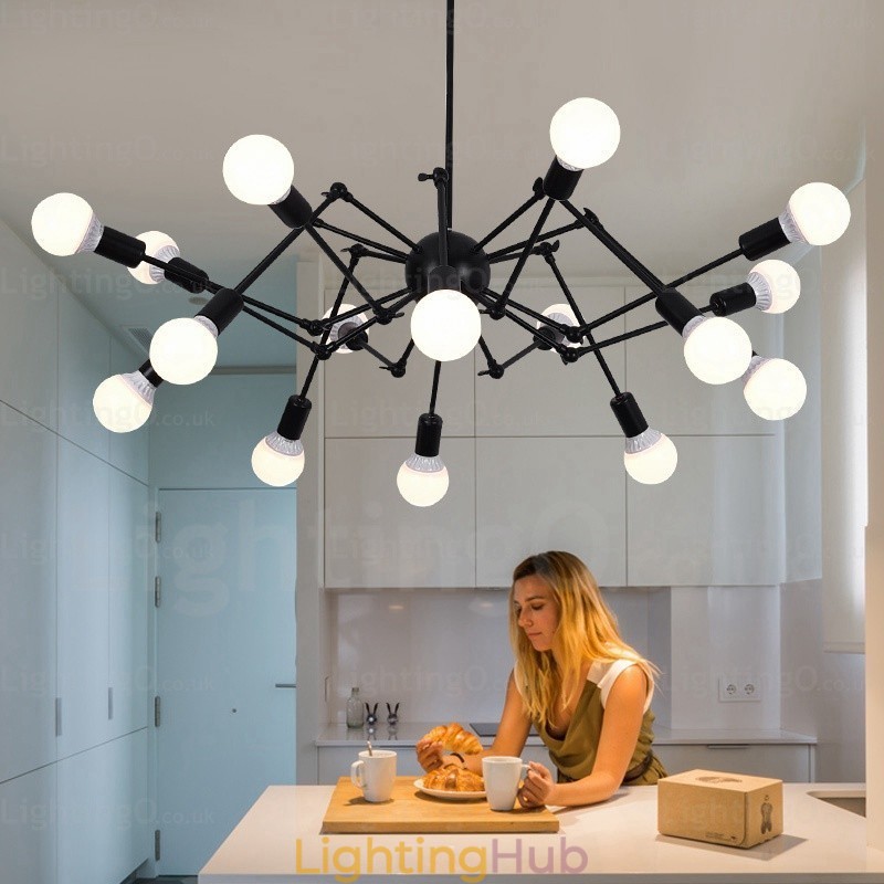 12 Light Vintage Retro Chandelier Shops