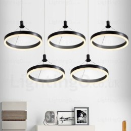 1 Light Modern Contemporary Pendant Light with Acrylic Shade