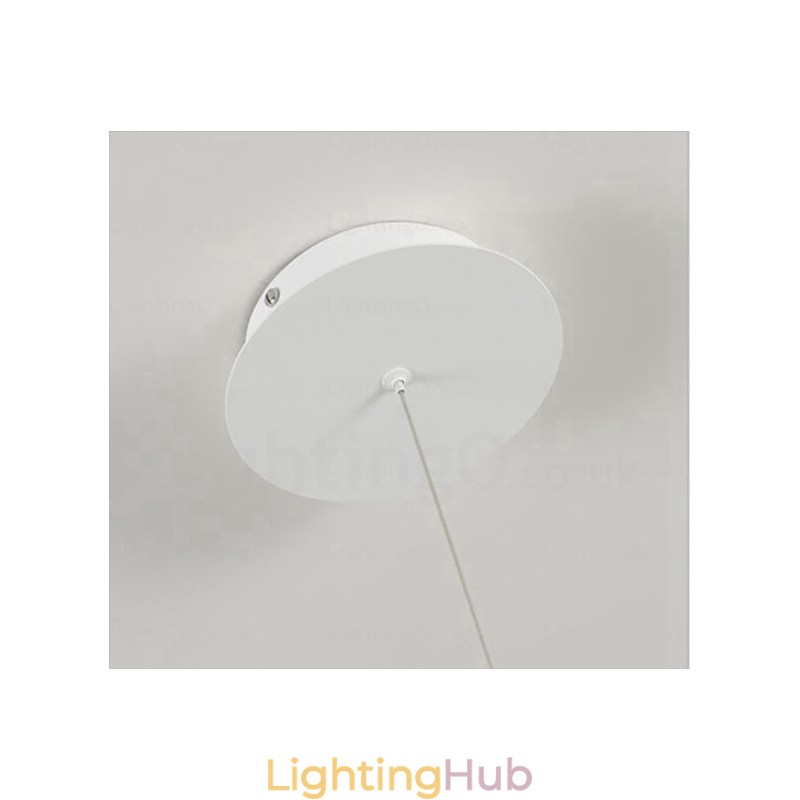 2 Light Modern Contemporary Pendant Light with Acrylic Shade