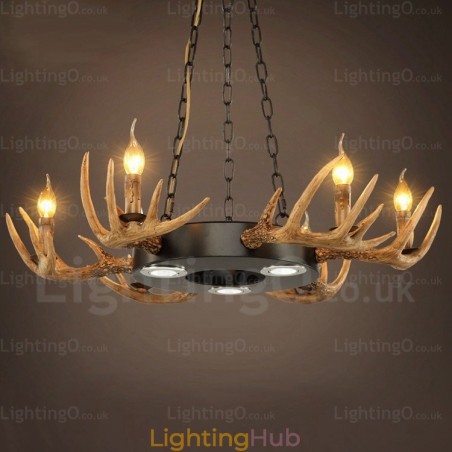9 Light Vintage Retro Rustic Antler Chandelier Pendant Light 9 Light Vintage Retro Rustic Antler Chandelier Pendant Light