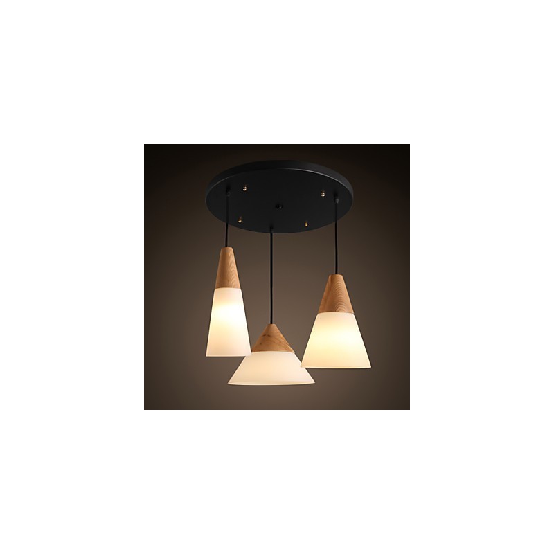 Chandelier Mini Style Modern Contemporary Metal 3 Light Pendant Light