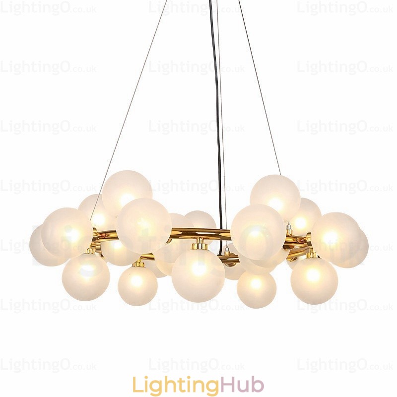 25 Light Nordic Pendant Light with Glass Shade