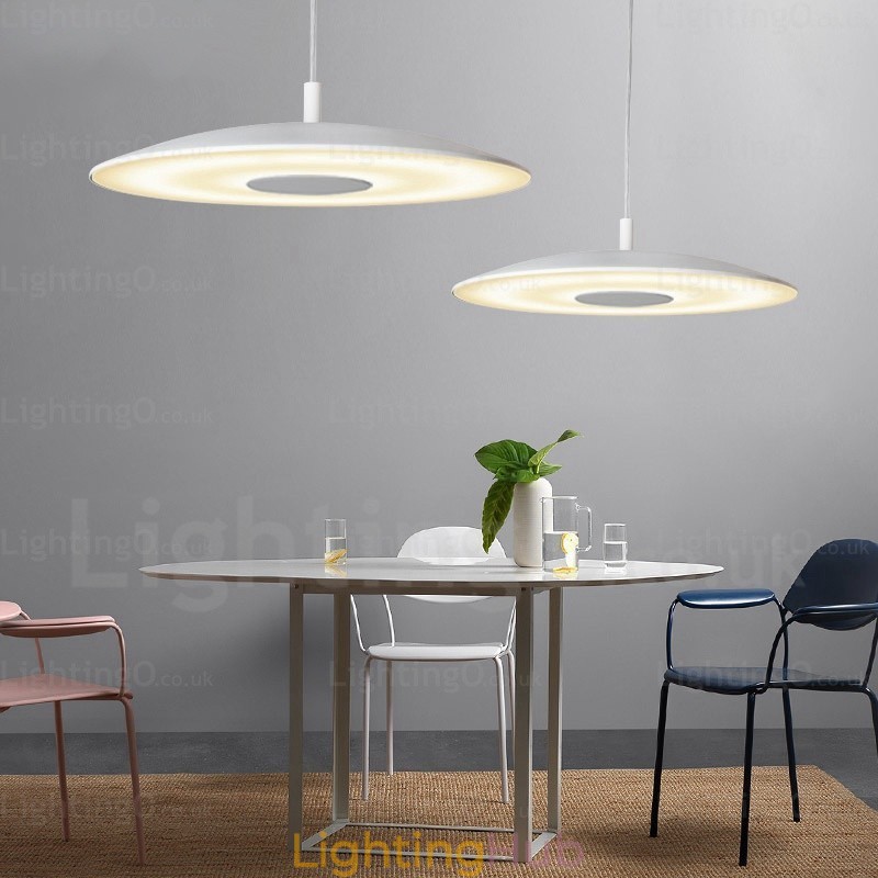 1 Light Modern Contemporary Pendant Light with Glass Shade