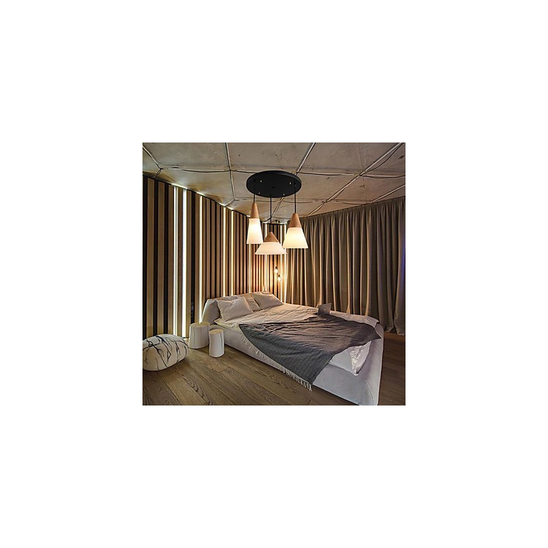 Chandelier Mini Style Modern Contemporary Metal 3 Light Pendant Light