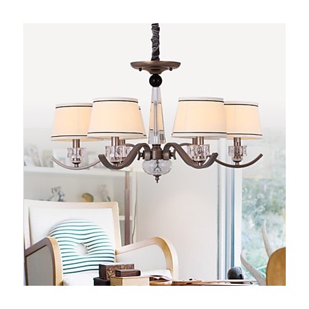 Crystal Chandelier 6 Lights Fashion Painting Metal Crystal Chandelier 6 Lights Fashion Painting Metal