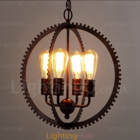 4 Light Vintage Retro Pendant Light 4 Light Vintage Retro Pendant Light
