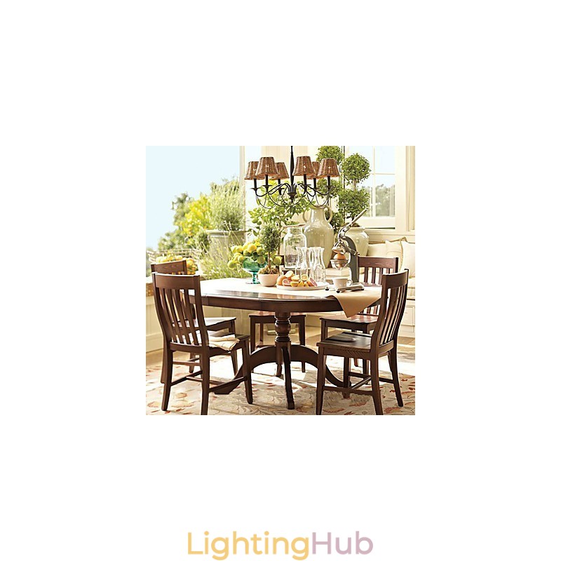 Rustic Lodge Electroplated Chandelier