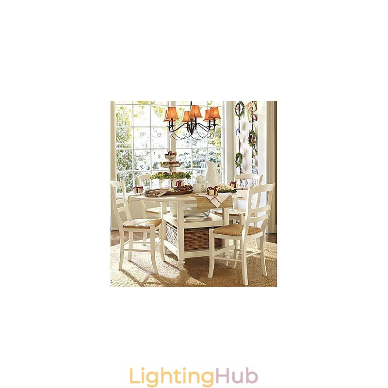 Rustic Lodge Electroplated Chandelier