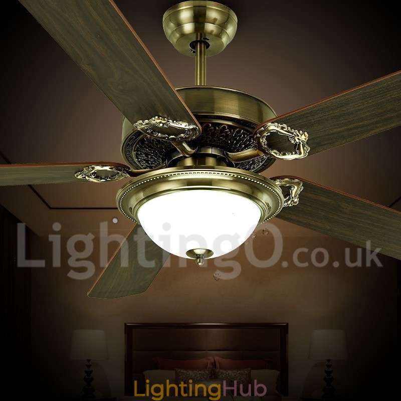 48" 52" Country Retro Rustic Lodge Vintage Ceiling Fan