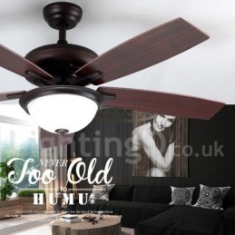 52" Country Retro Rustic Lodge Vintage Ceiling Fan
