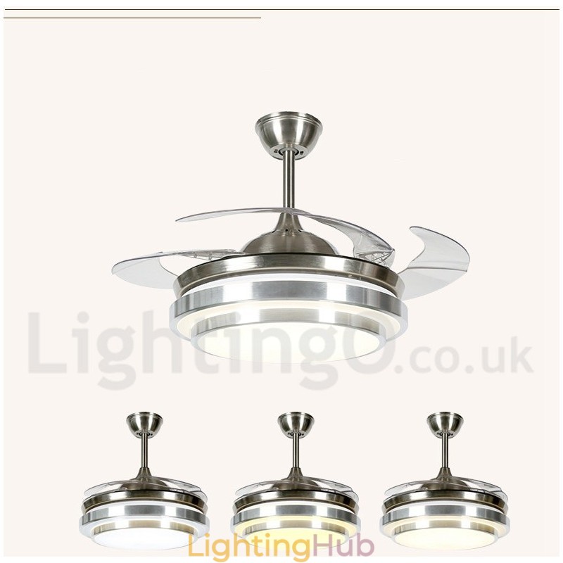 36" European Style Modern Contemporary Ceiling Fan