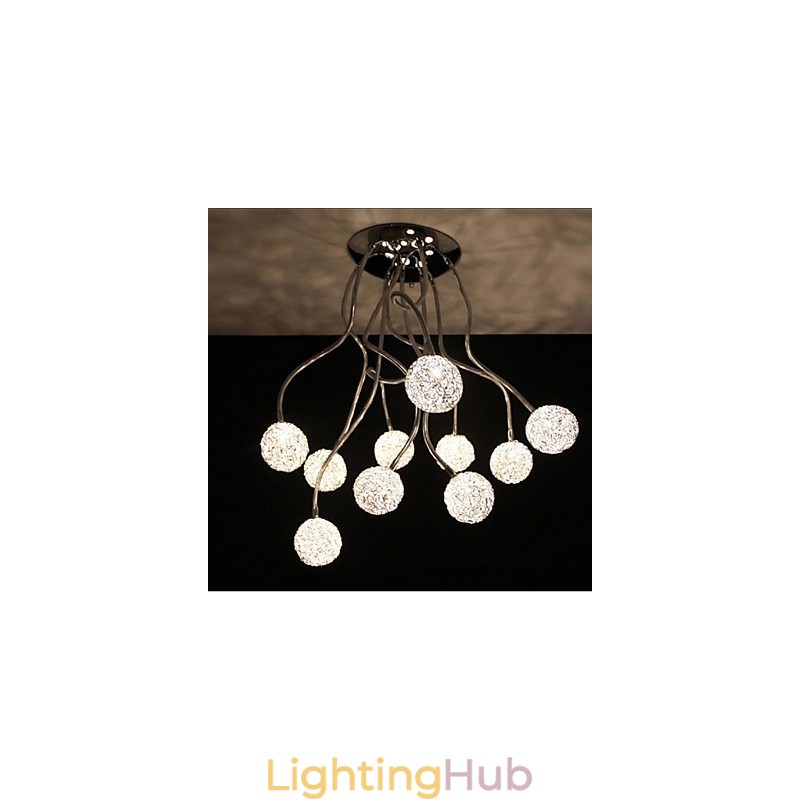 Simple Iron Ceiling Round Iron Creative lamp lamp Aluminum Wire lamp