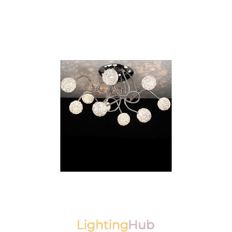 Simple Iron Ceiling Round Iron Creative lamp lamp Aluminum Wire lamp