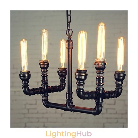 Chandelier Mini Style Rustic Lodge Retro Metal Chandelier Mini Style Rustic Lodge Retro Metal