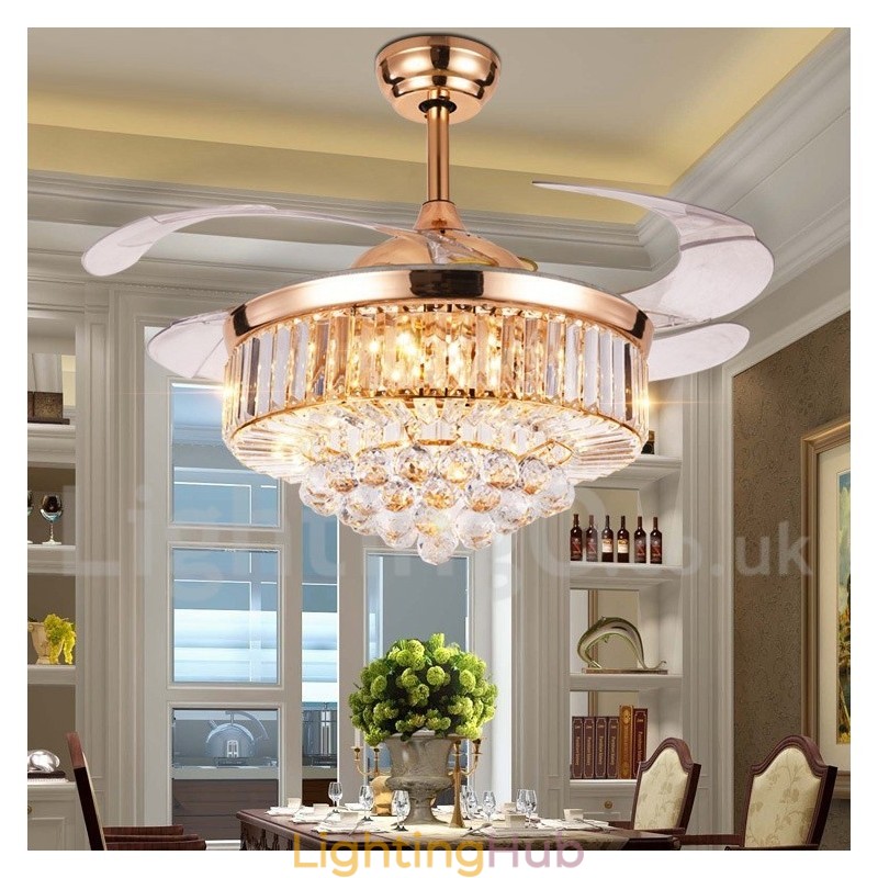 42" European Style Modern Contemporary Ceiling Fan