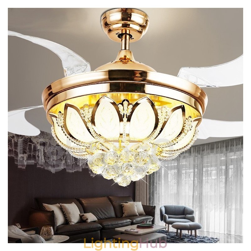 42" European Style Modern Contemporary Ceiling Fan