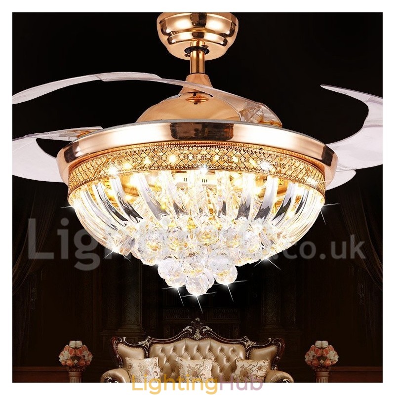 42" European Style Modern Contemporary Ceiling Fan